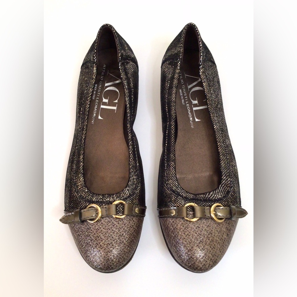AGL ATTILIO GIUSTI LEOMBRUNI Ballet Flats Shoes 39.5